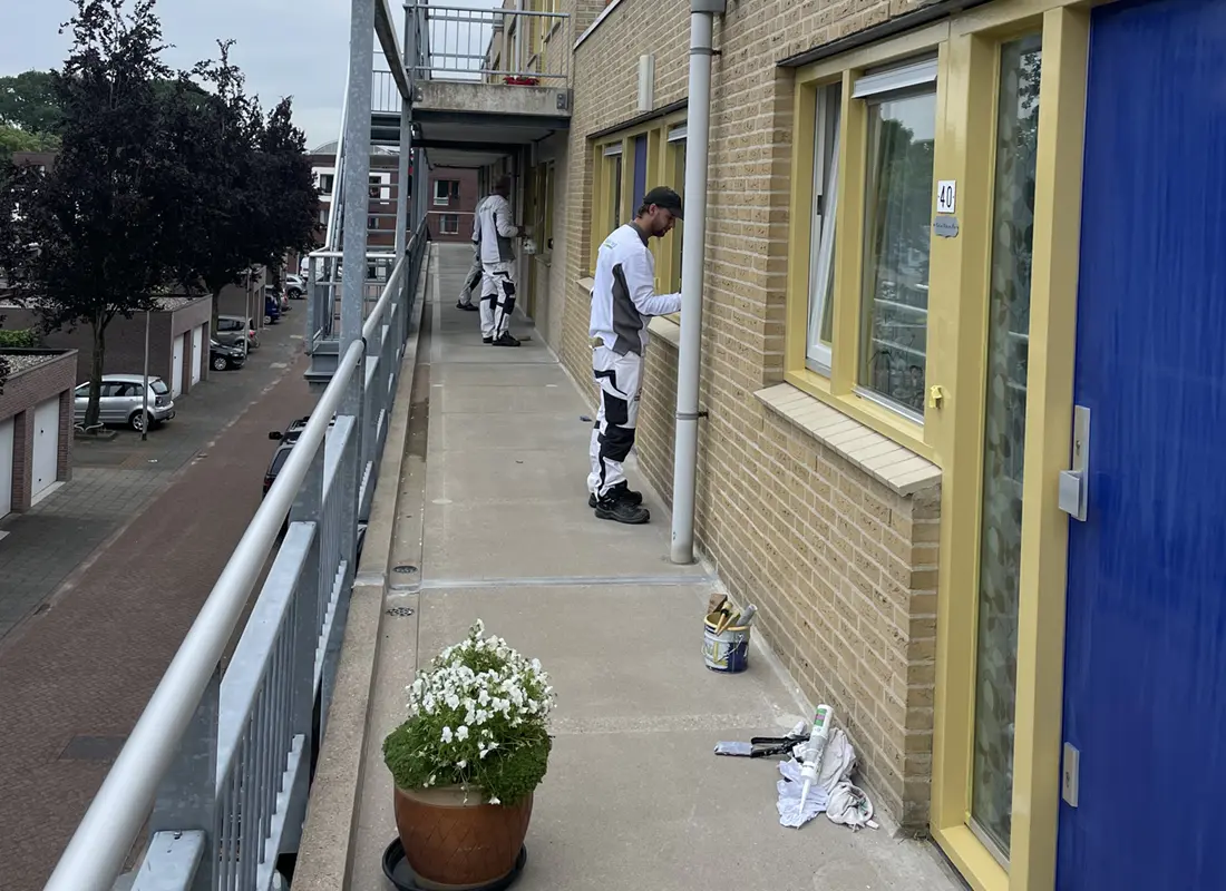 schilderwerk appartementen Beter Wonen in IJsselmuiden